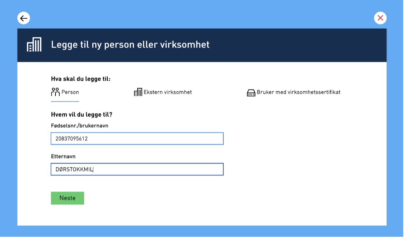 Beskriver steg 6 i prosessen for å autentisere brukere i Altinn