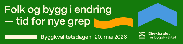 bannerbilde med informasjon om tittel og tidspunkt for Byggkvalitetsdagen